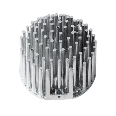 Precisión aleta de radiador extruido mecanizado